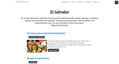 Desktop Screenshot of elsalvadormipais.com