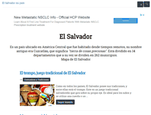 Tablet Screenshot of elsalvadormipais.com